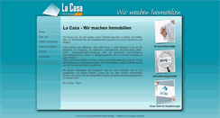 Desktop Screenshot of lacasa-hausservice.com